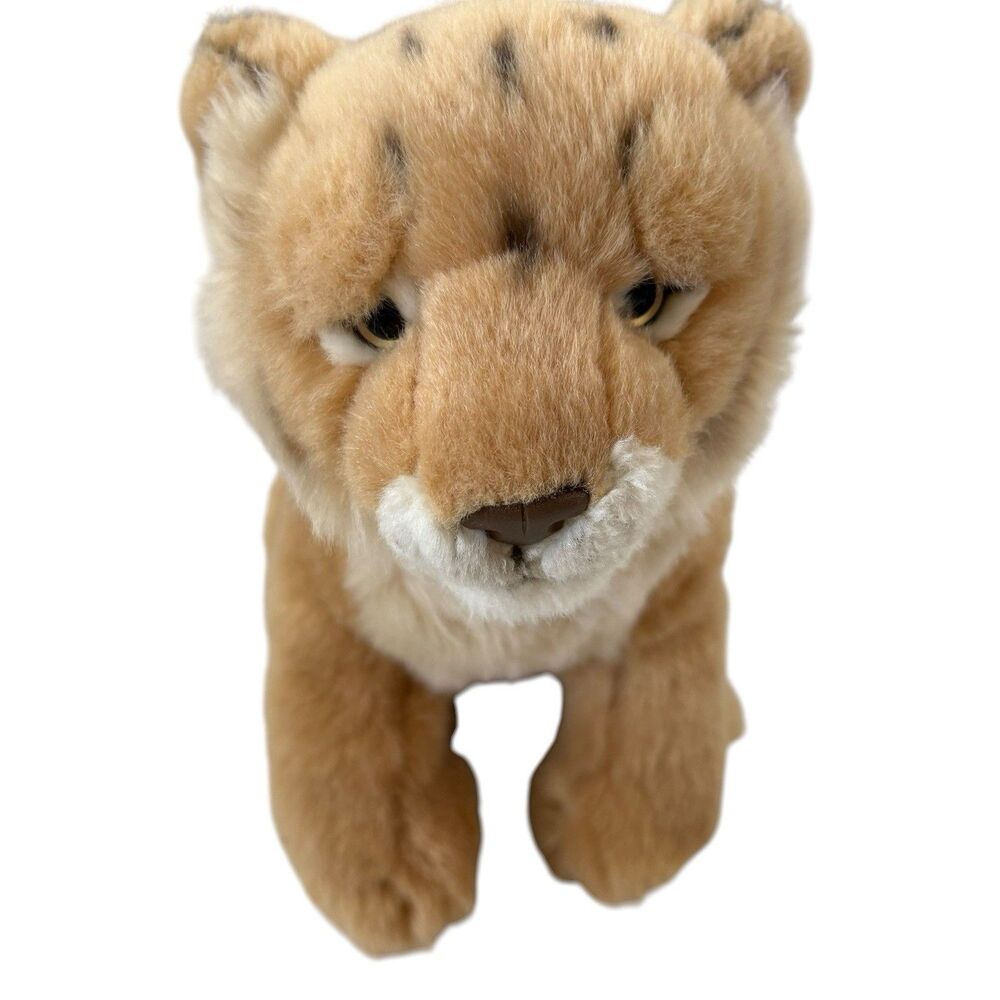 Teddy Hermann LION BABY Plush Stuffed Toy 9” Tall 90473 RARE in U.S. Detailed